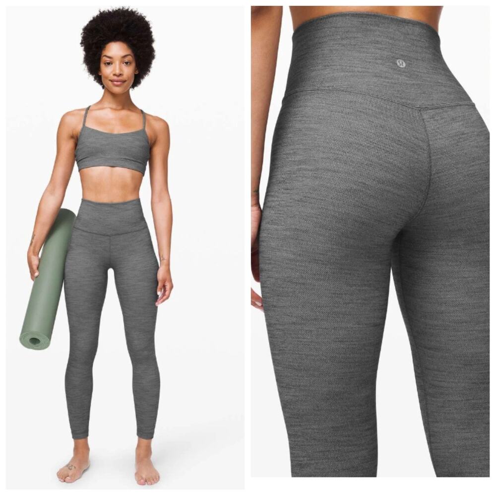 Lululemon Align Super High Rise Pant 28 Mini Herringbone Size 6